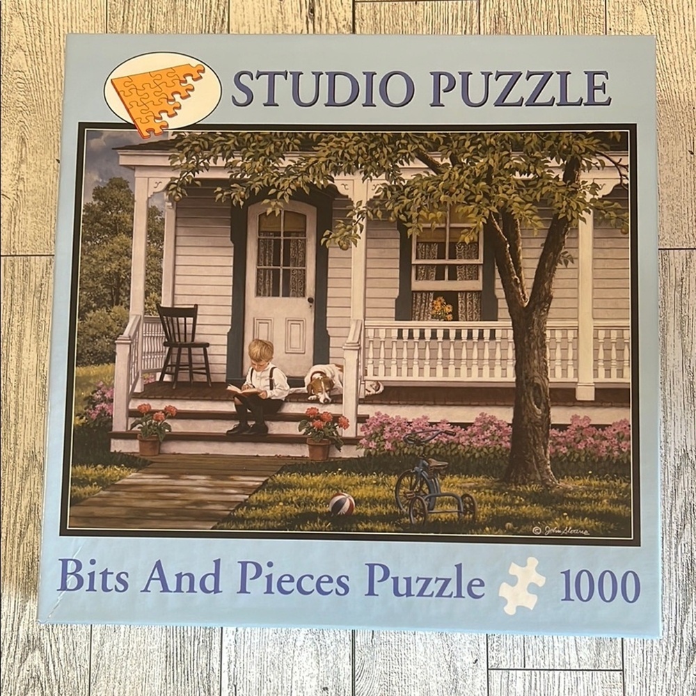 Bits and Pieces Studio Puzzle 1000-Piece Porch Scene
